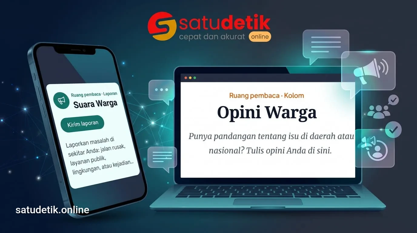 Perkuat Jurnalisme Warga, satudetik.online Buka Ruang Pengaduan dan Analisis Publik