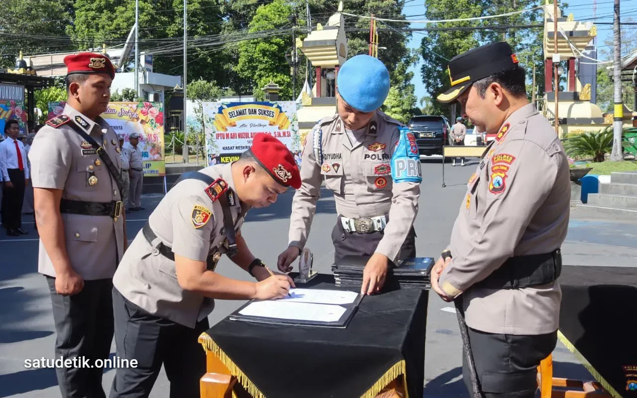 Kapolres Lumajang Tegaskan Akselerasi Kinerja Usai Sertijab Pejabat Utama