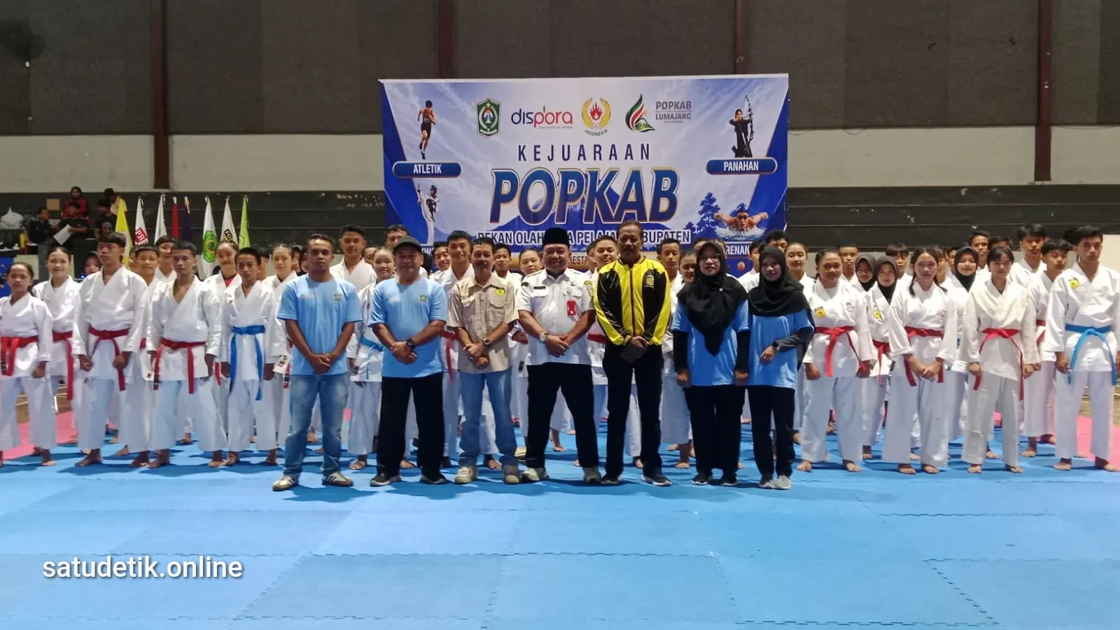 80 Pelajar Ikuti Popkab Karate Lumajang 2026
