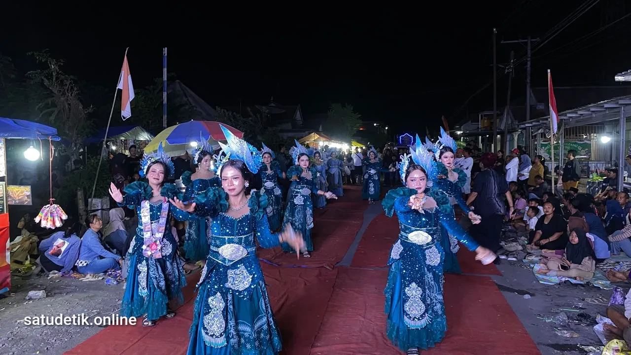 Meriah, Ribuan Warga Padati Karnaval Budaya Desa Gondoruso Lumajang