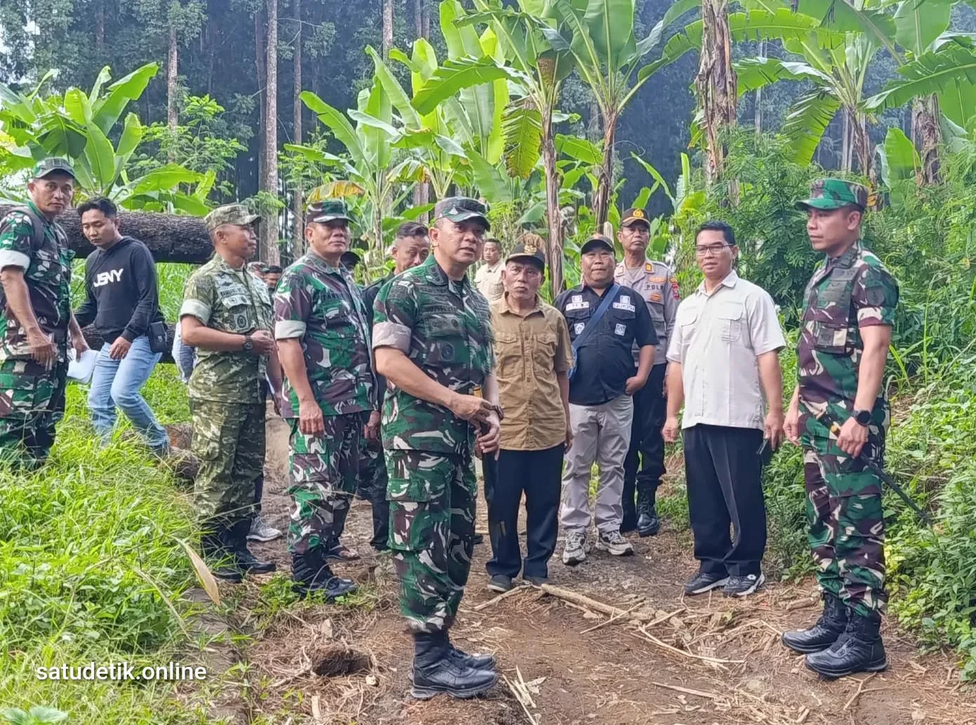 Perkuat Infrastruktur dan Pertahanan, Danrem 083/Baladhika Jaya Tinjau Proyek Strategis di Lumajang