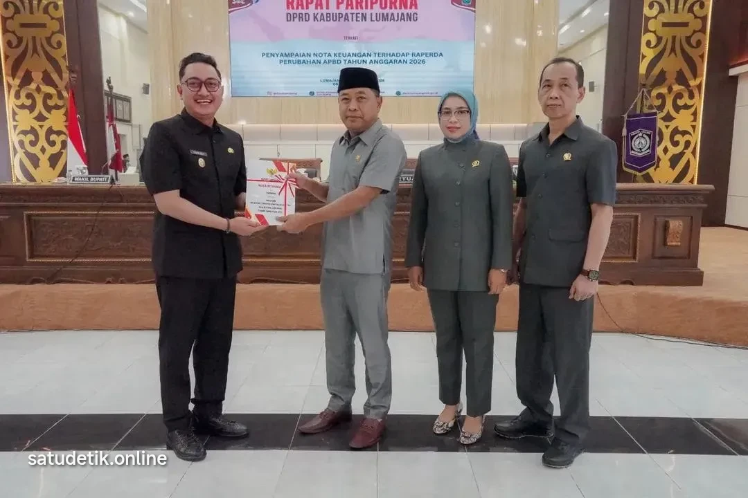 Wakil Ketua III DPRD Lumajang Pimpin Paripurna, Perubahan APBD 2026 Mulai Dibahas