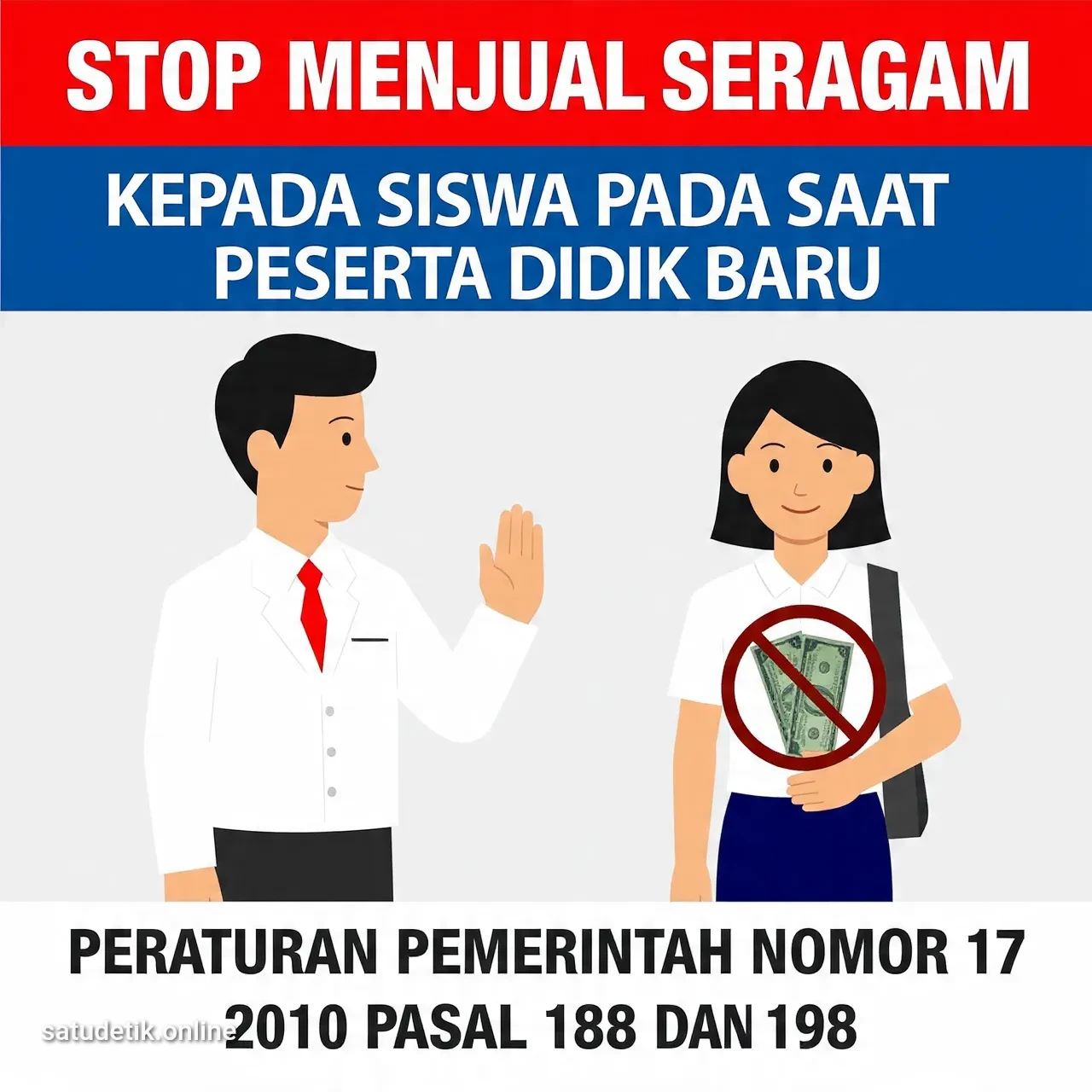 Stop Jual Seragam Saat PPDB, Celah Pungli di Sekolah Ditutup  