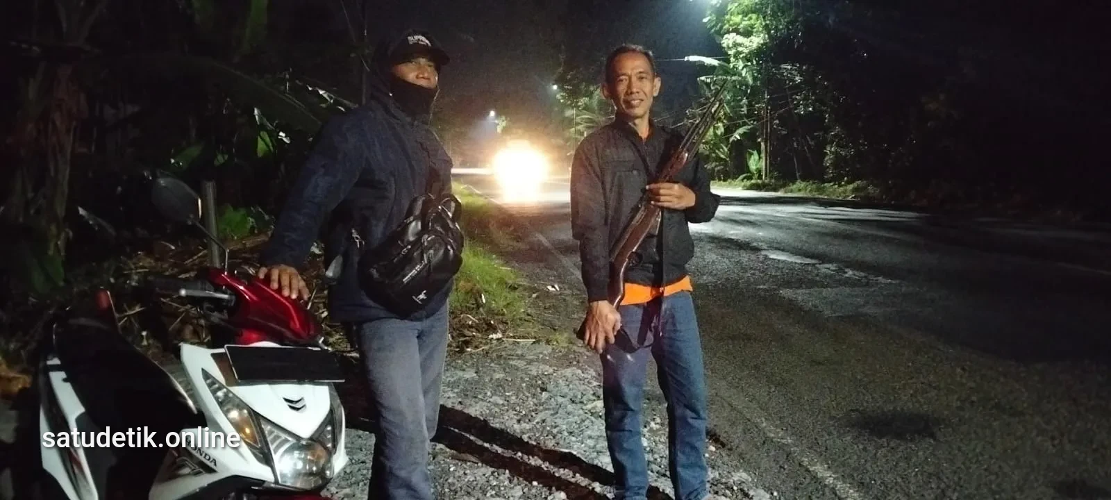 Kapolsek Ranuyoso Pimpin Patroli Malam, Antisipasi Begal dan Jaga Arus Lalu Lintas