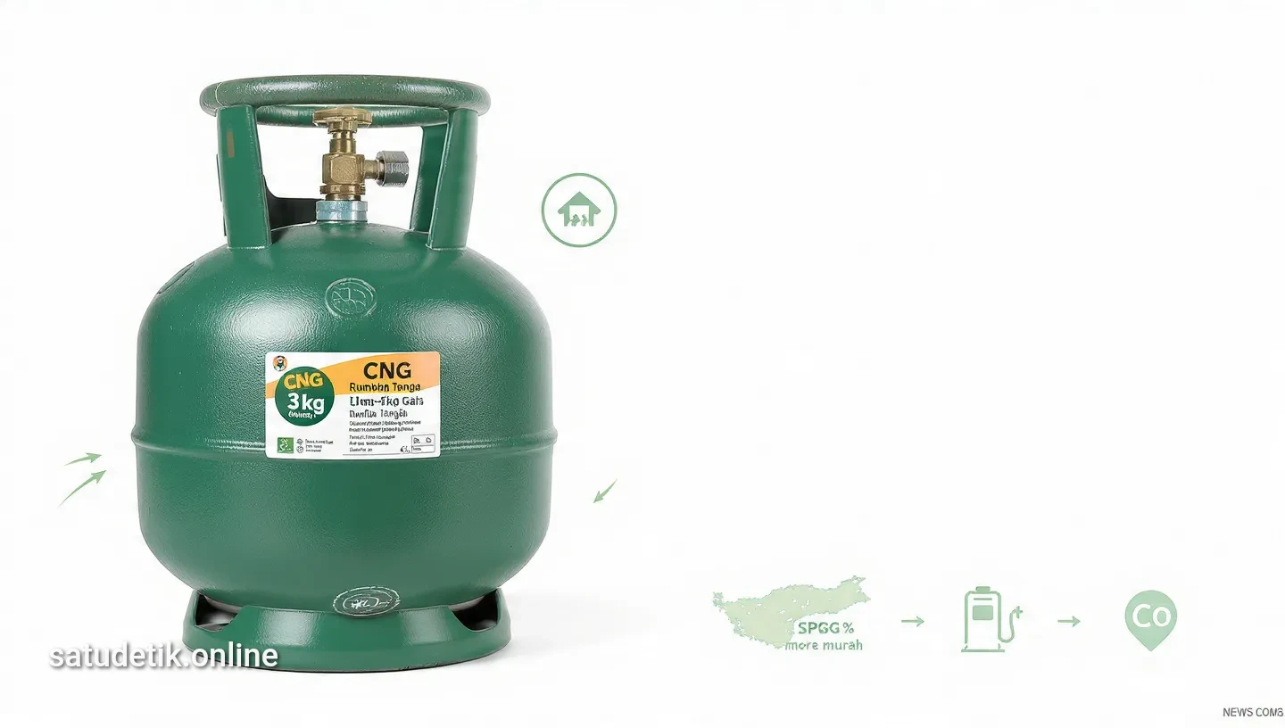 Gantikan LPG Subsidi, Pemerintah Siapkan Gas CNG 3 Kilogram
