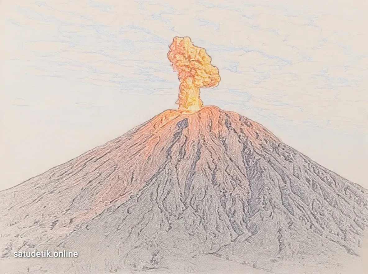 Semeru Erupsi Pagi Ini, Status Siaga: Warga Dilarang Masuk Zona Bahaya