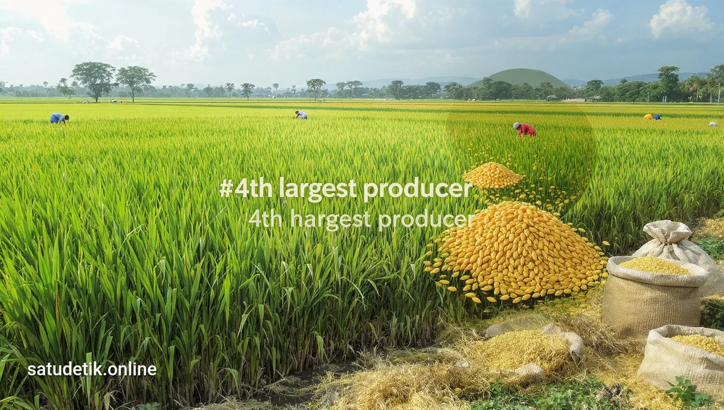 Indonesia Produsen Beras Peringkat 4 Dunia, Tapi Beras Kita Masih Impor. Ini Alasannya