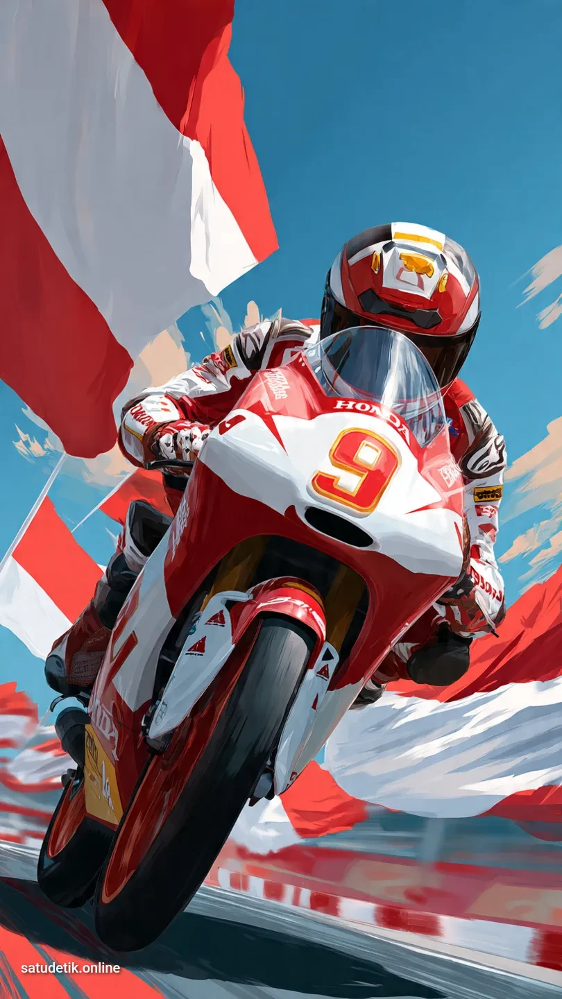 Veda Ega Pratama: The Wonder Boy Indonesia yang Tembus Podium Moto3