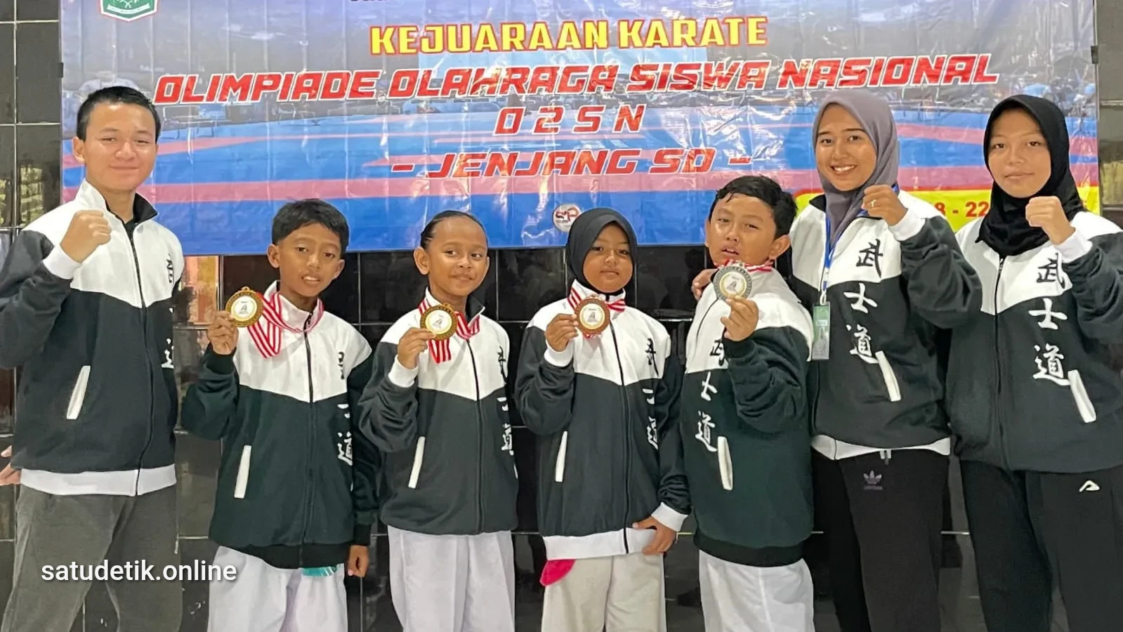 Borong 4 Medali! Dojo Mahameru Dominasi O2SN Karate SD Lumajang